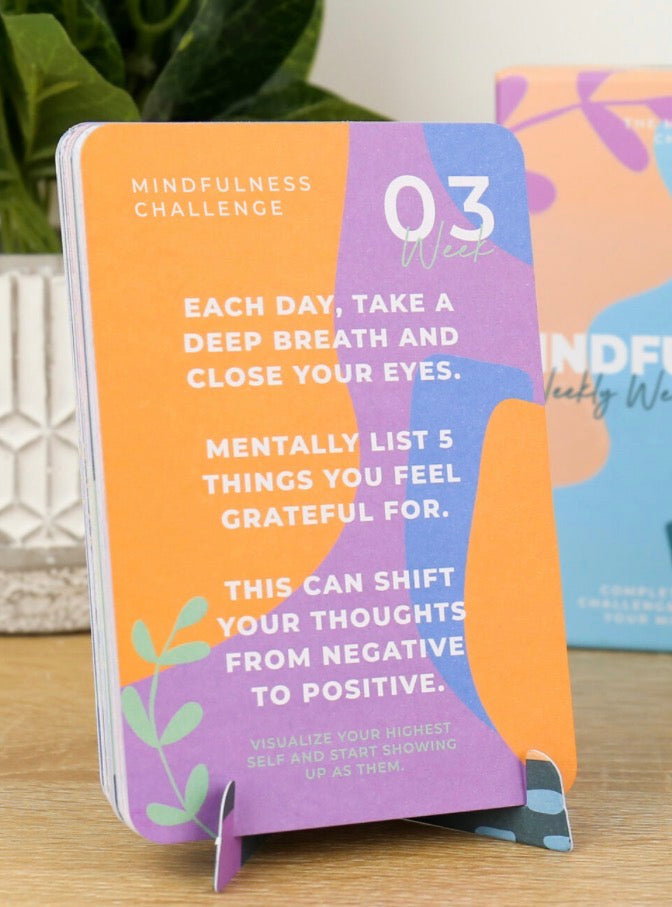 Mindfulness Weekly Wellness Cards
