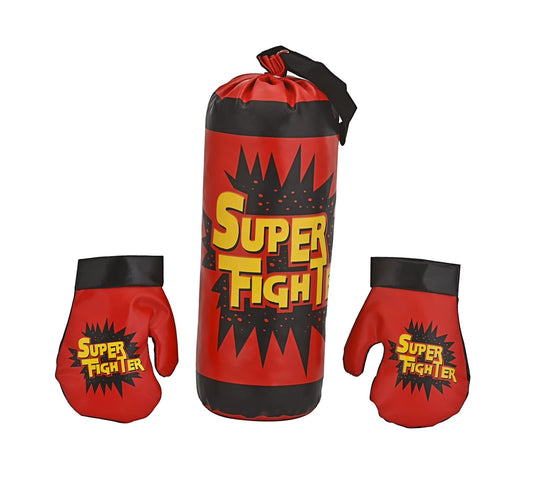 Kids’ Super Fighter Punching Bag Set