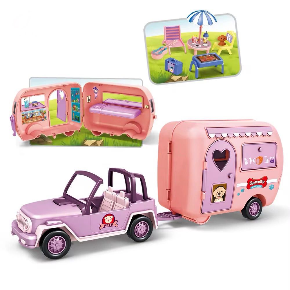 Outdoor Kids’ Pet Camper Play Set