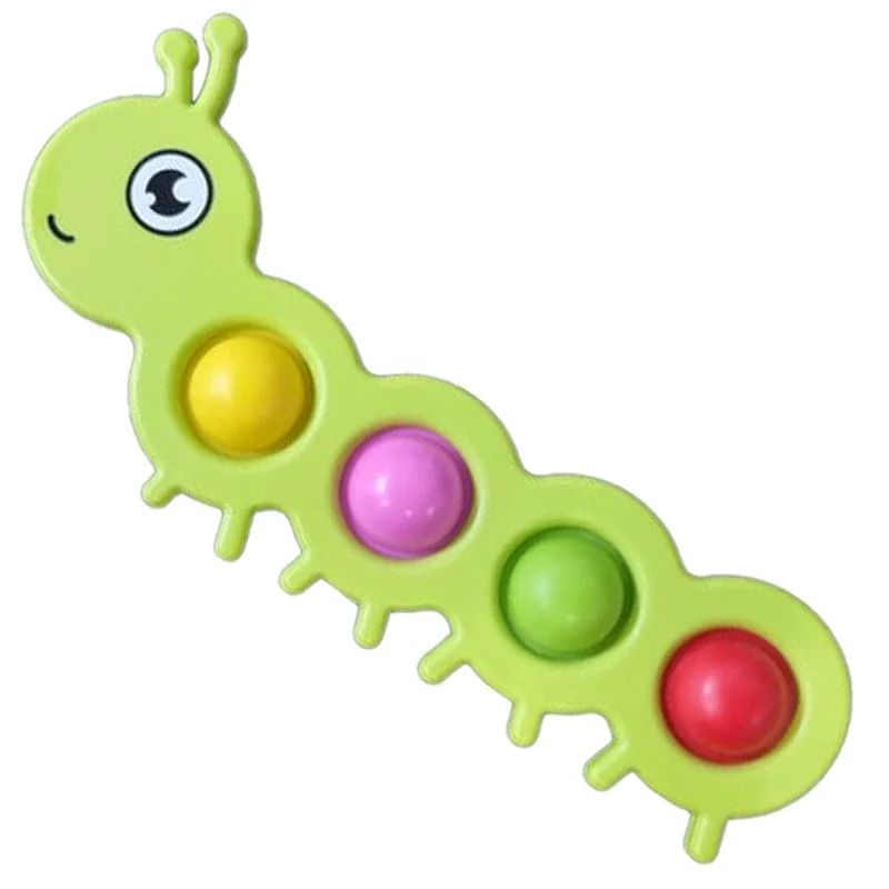 Caterpillar Pop-It Sensory Toy