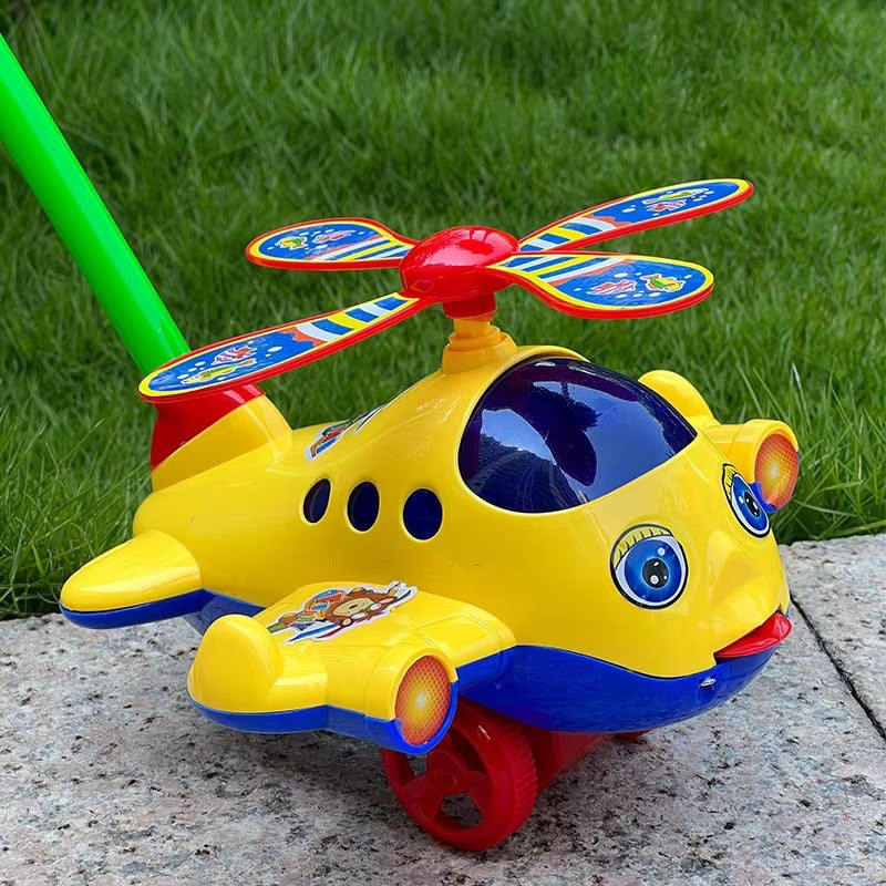 Kids’ Push Along Airplane Toy