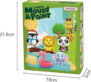 Animal Mould & Paint Set