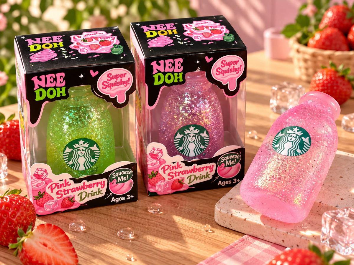 Needoh Starbucks Super Squish Bottle