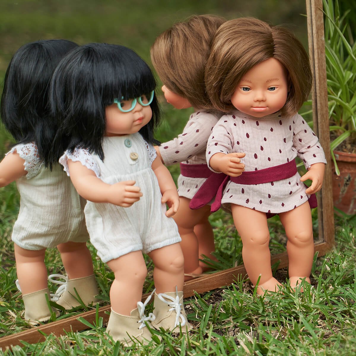 Caucasian Down Syndrome Girl Doll (38cm)