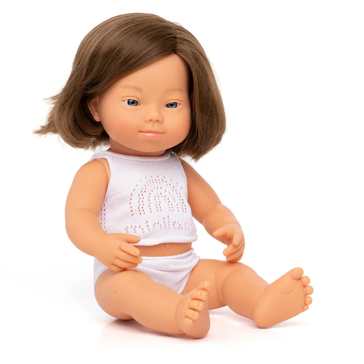 Caucasian Down Syndrome Girl Doll (38cm)