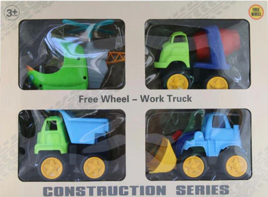 Construction Trucks Gift Set
