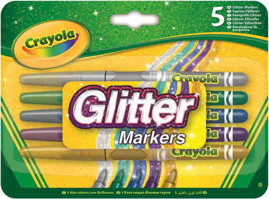 Crayola Glitter Markers (Pack of 5)