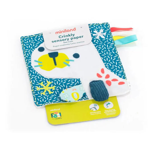 Crinkly Sensory Page – Sea Lion