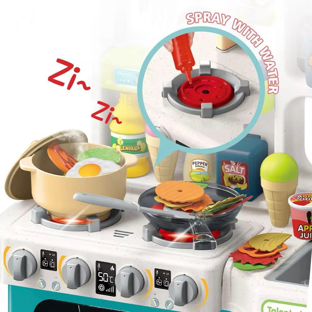 Home Chef Deluxe Kids’ Play Interactive Kitchen Set (93 Pieces)