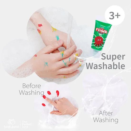 Art Finger Paint (6 Washable Colours)