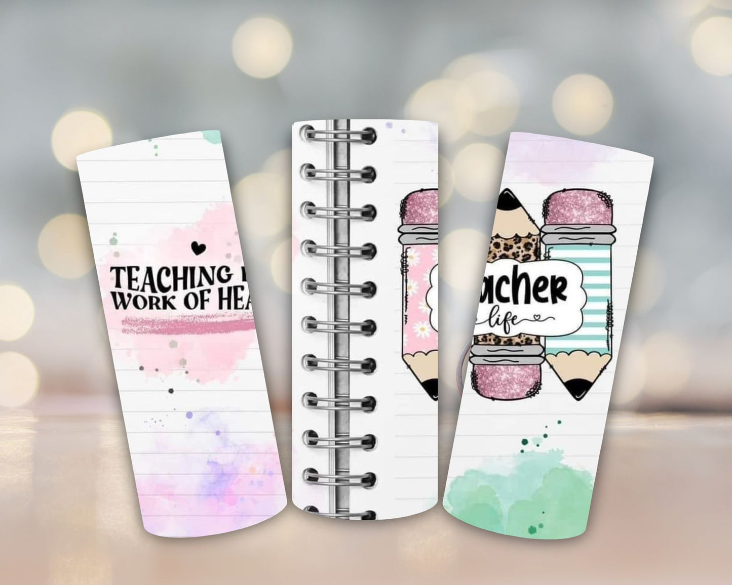 Personalised Stainless Steel Teacher-Themed Drinking Tumbler