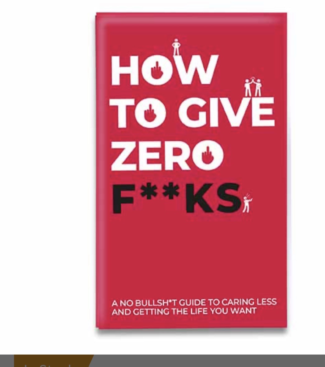 How To Give Zero F**ks Cards