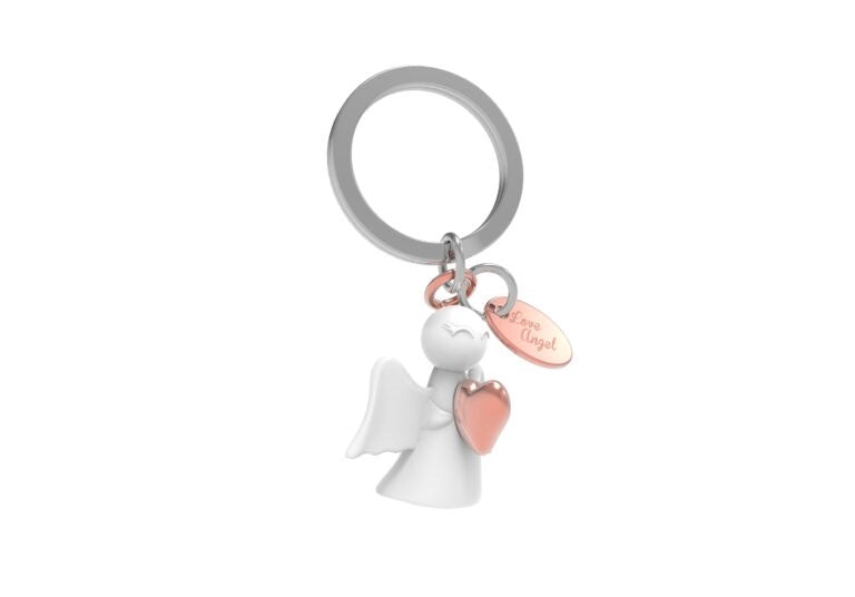 Stainless Steel Keyring - Love Angel