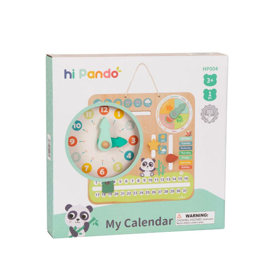 My Calender Interactive Wooden Learning Board