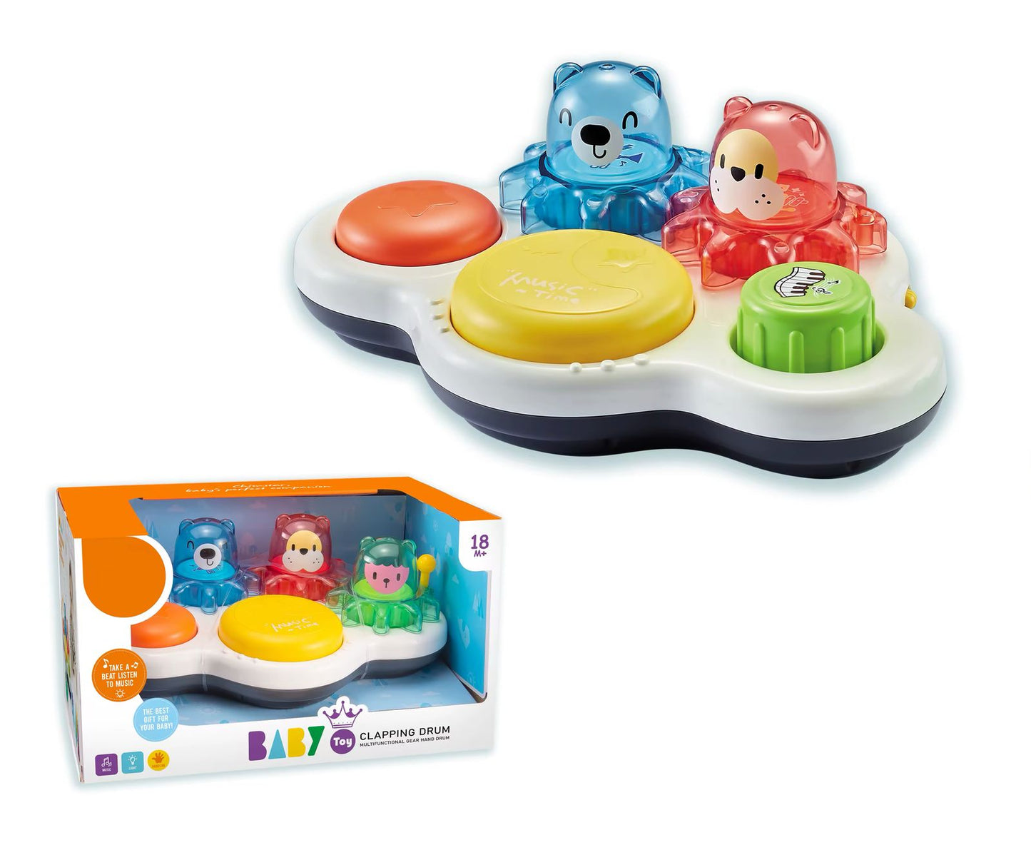 Interactive Musical Drum with Gears