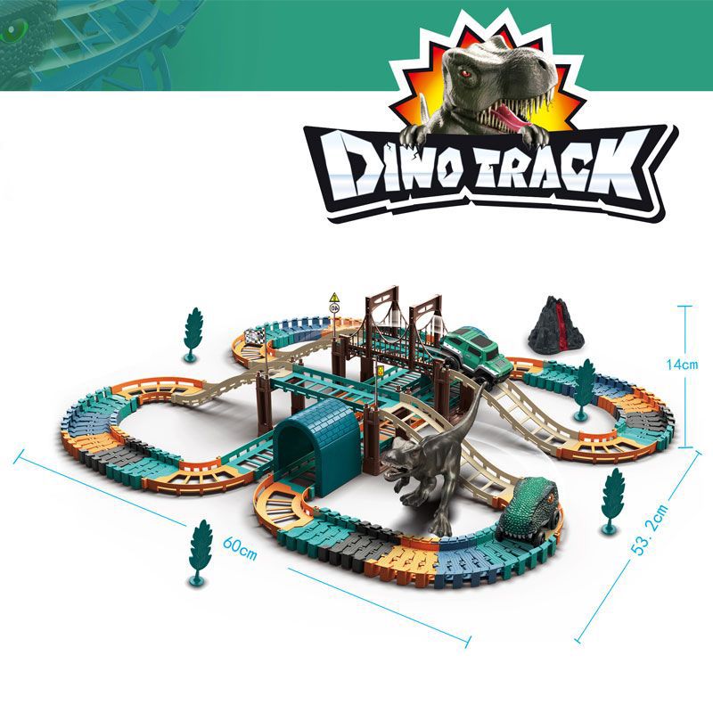 Dinosaur Track Set (132 Piece)