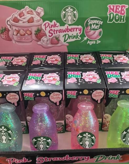 Needoh Starbucks Super Squish Bottle