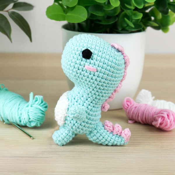 Dino DIY Crochet Kit