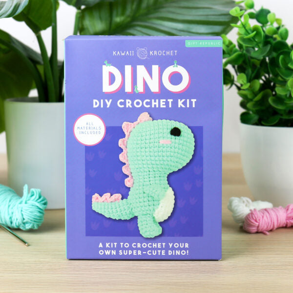 Dino DIY Crochet Kit
