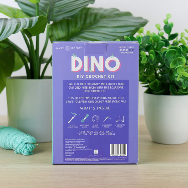 Dino DIY Crochet Kit