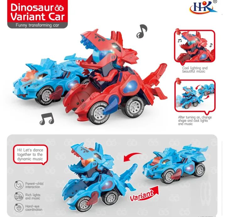 Dinosaur Transformer Car