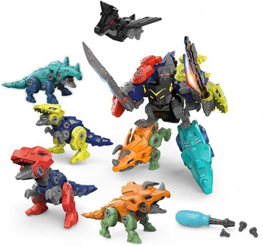 5-in-1 Transformer Dinosaurs Set
