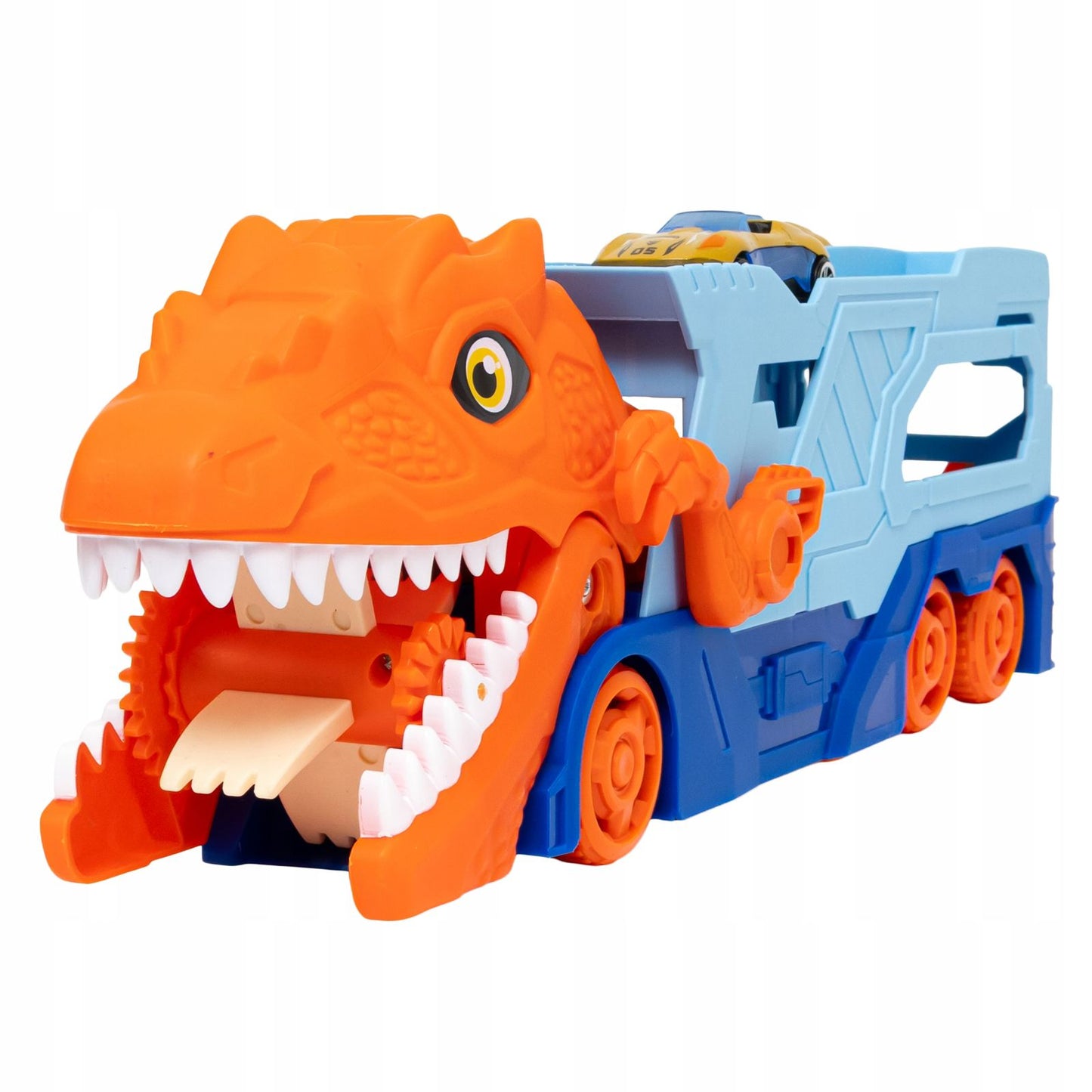 Dinosaur Swallowing Track Car