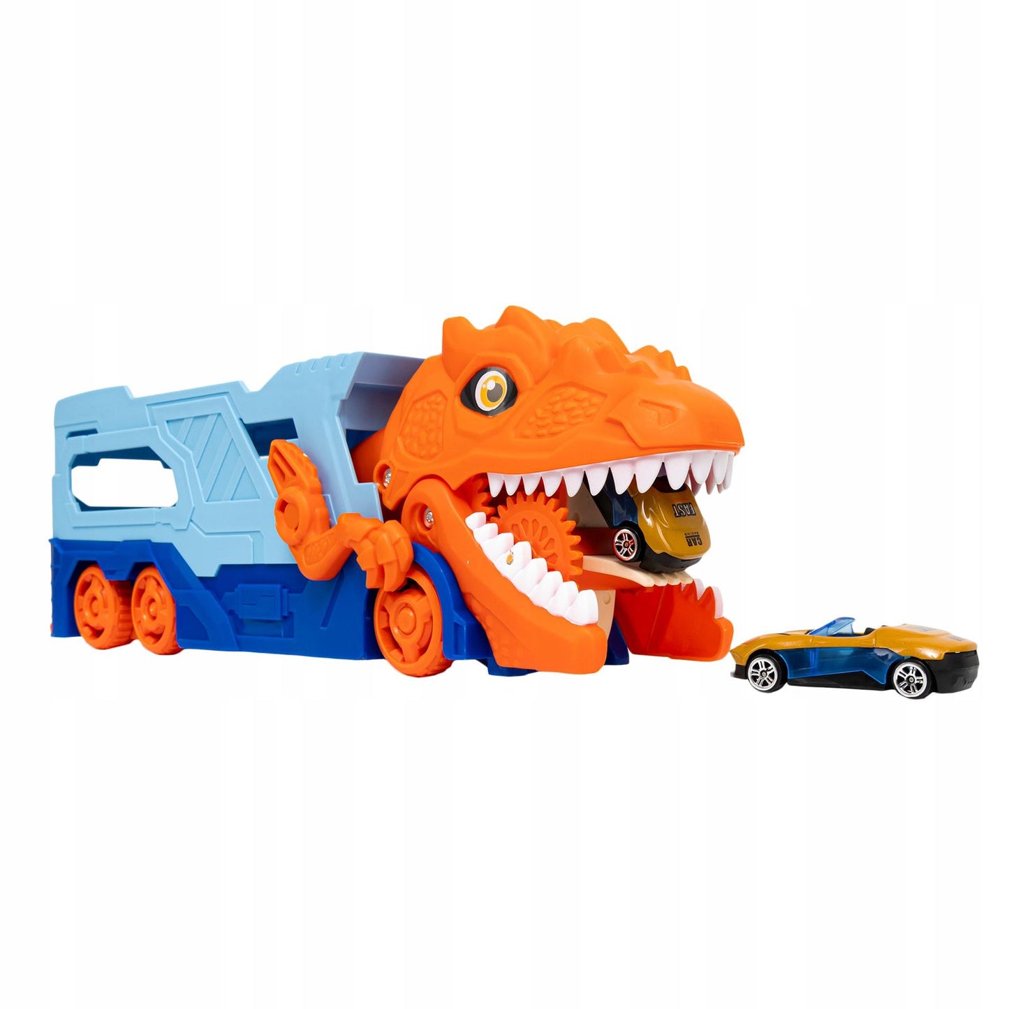 Dinosaur Swallowing Track Car