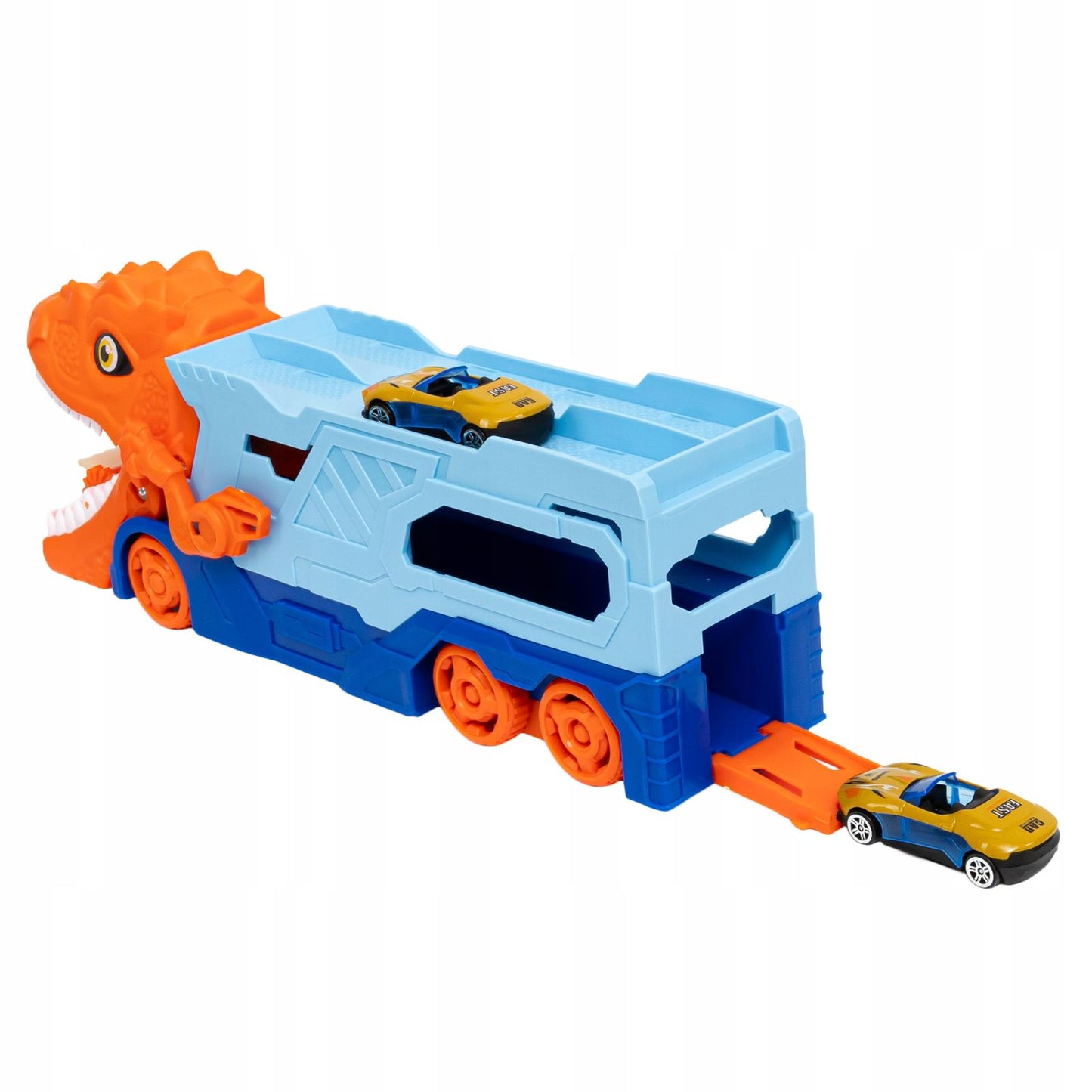 Dinosaur Swallowing Track Car