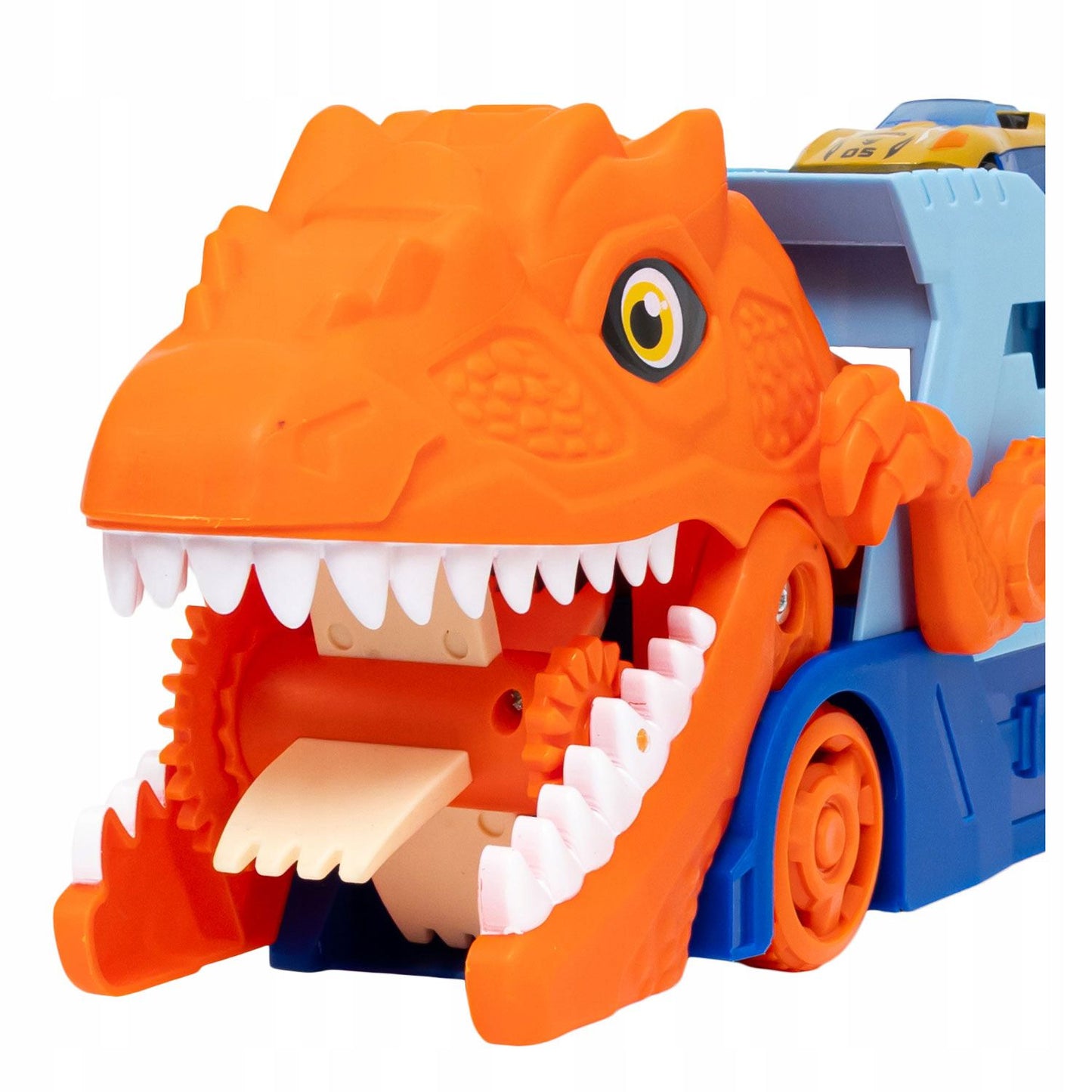 Dinosaur Swallowing Track Car