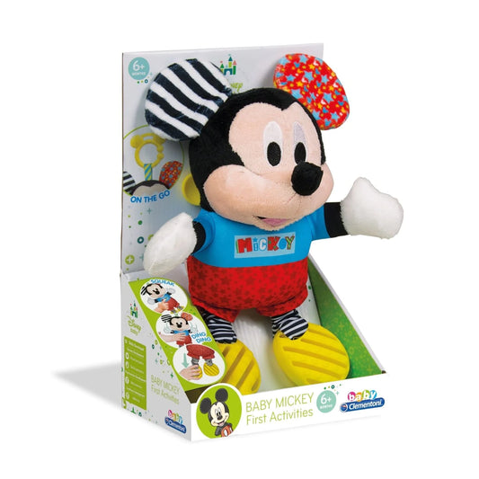 Disney Baby Mickey Mouse Plush Activity Rattle