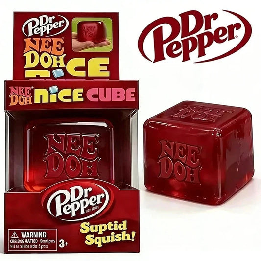 Needoh Dr. Pepper Super Squish Nice Cube