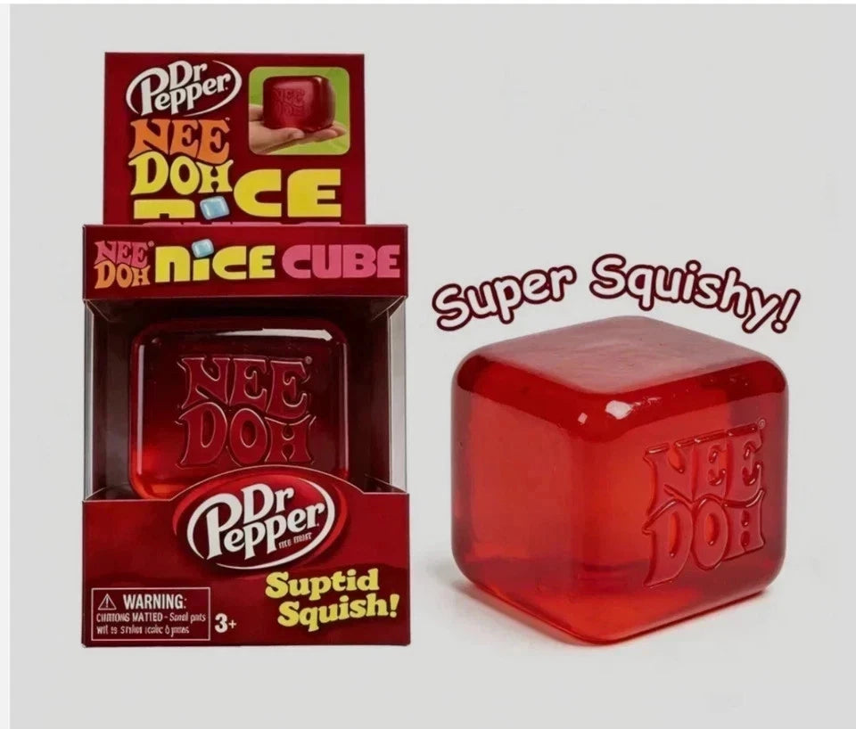 Needoh Dr. Pepper Super Squish Nice Cube