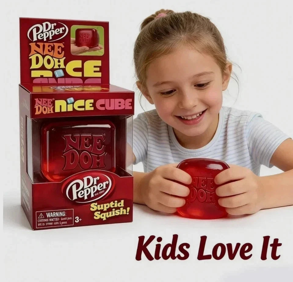 Needoh Dr. Pepper Super Squish Nice Cube