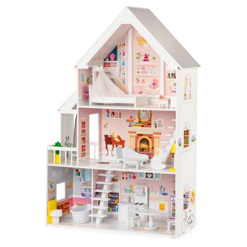 Wooden Cinderella Dollhouse (with Furniture)