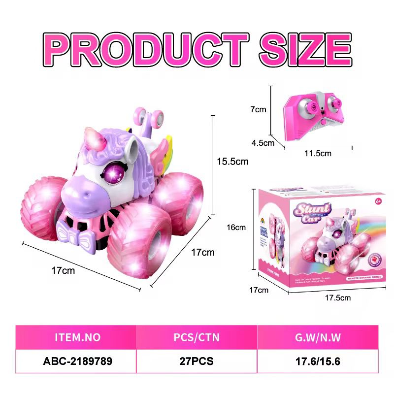 Remote Controlled (RC) Unicorn Stunt Car