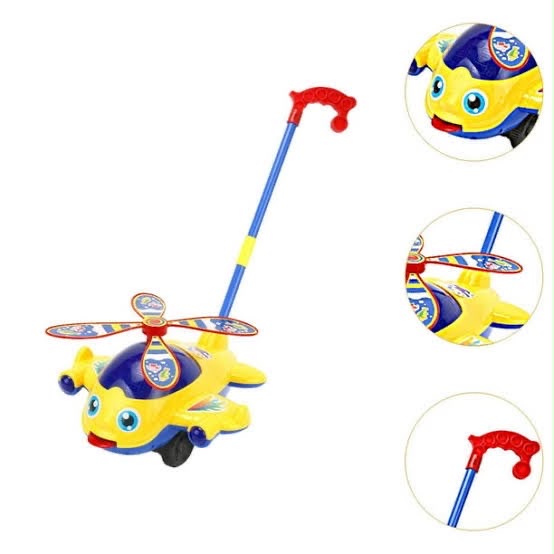 Kids’ Push Along Airplane Toy