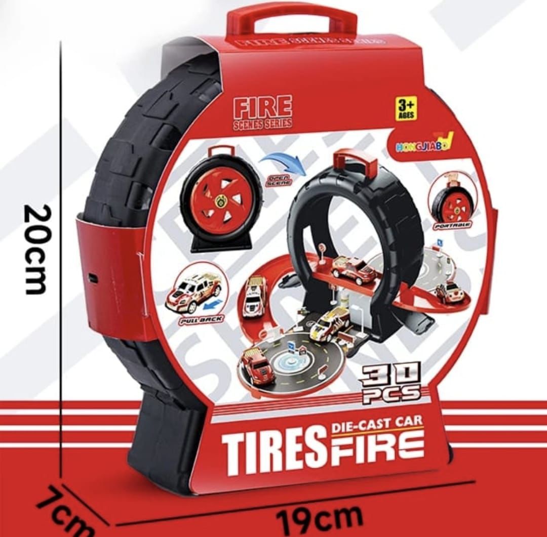 Fire Series Tyre Track Play Set