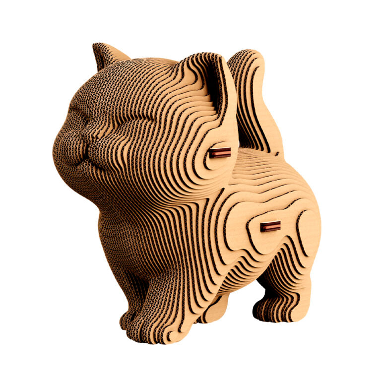 3D Kittens Trio Cardboard Sculpture Puzzle