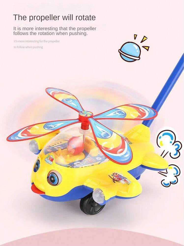 Kids’ Push Along Airplane Toy