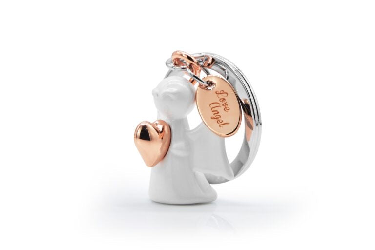 Stainless Steel Keyring - Love Angel