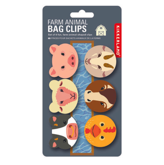 Farm Animal Bag Clips