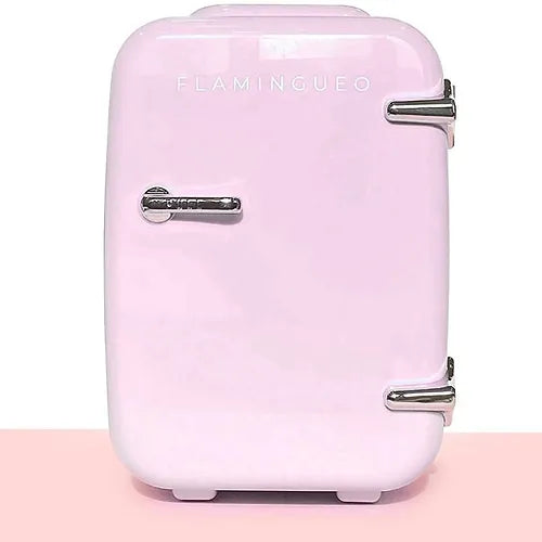 Flamingueo Retro Portable Mini Fridge (4L)