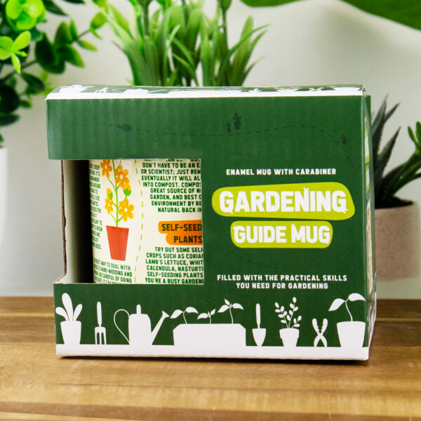 Gardening Guide Enamel Mug