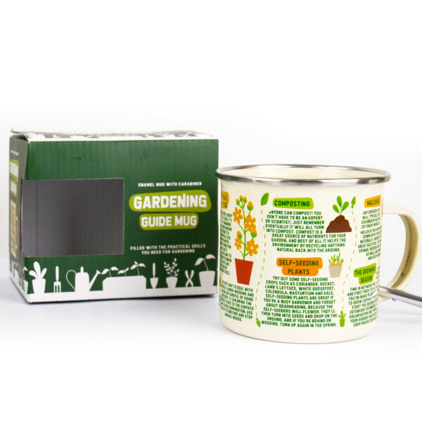 Gardening Guide Enamel Mug