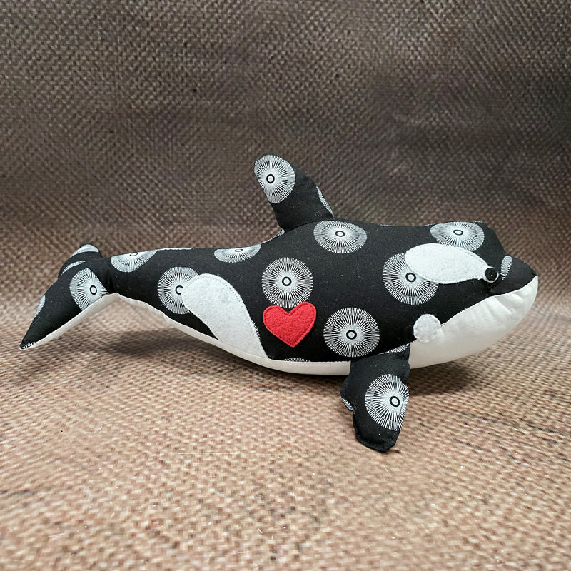 Gumi Orca Shweshwe Soft Toy