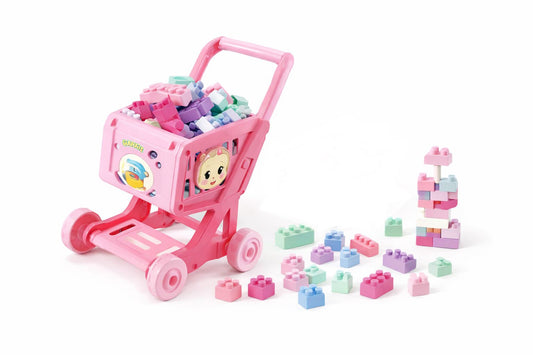 Handcart Building Blocks Trolley Set