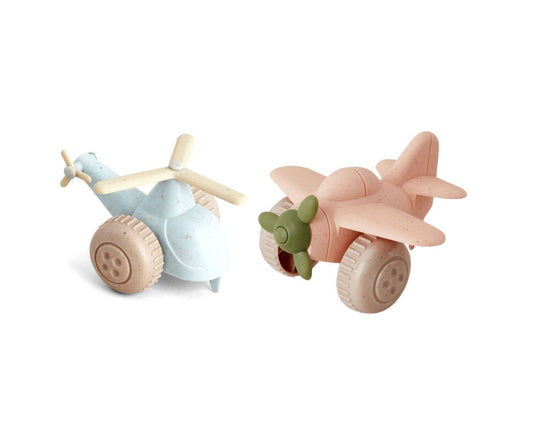 Midi Helicopter & Plane Set - Hearts Collection