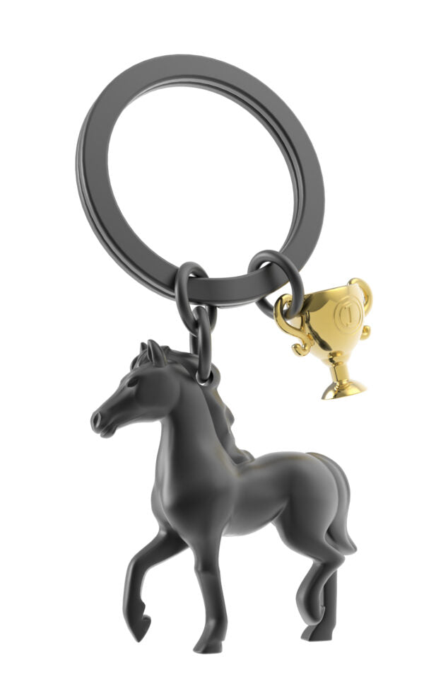 Stainless Steel Keyring - Horse