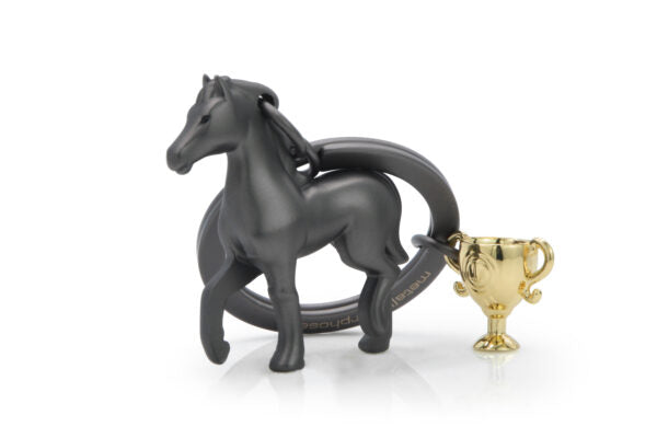 Stainless Steel Keyring - Horse